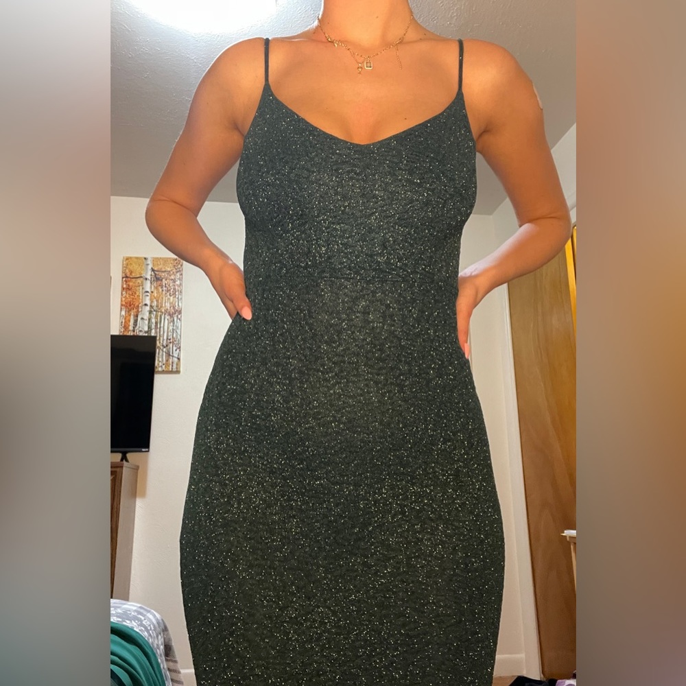 Sparkly Green Prom Dress